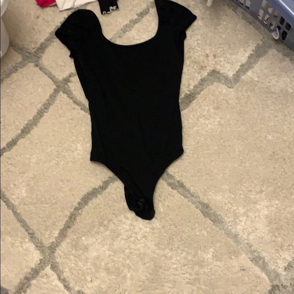 Open back body suit